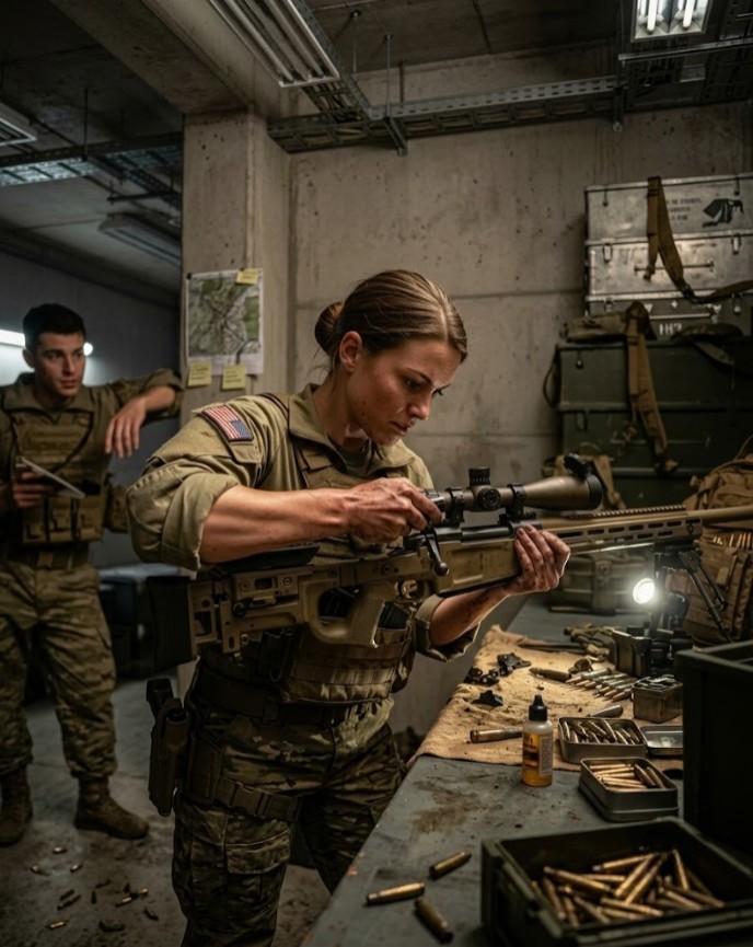 She Was Cleaning Weapons — Until a Sniper Asked if She Could Make a 3,970 Meter Shot