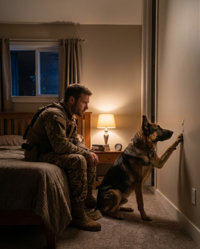 Retired SEAL Stopped Sleeping. Until a Rescued Dog Started Doing Something Nobody Could Explain