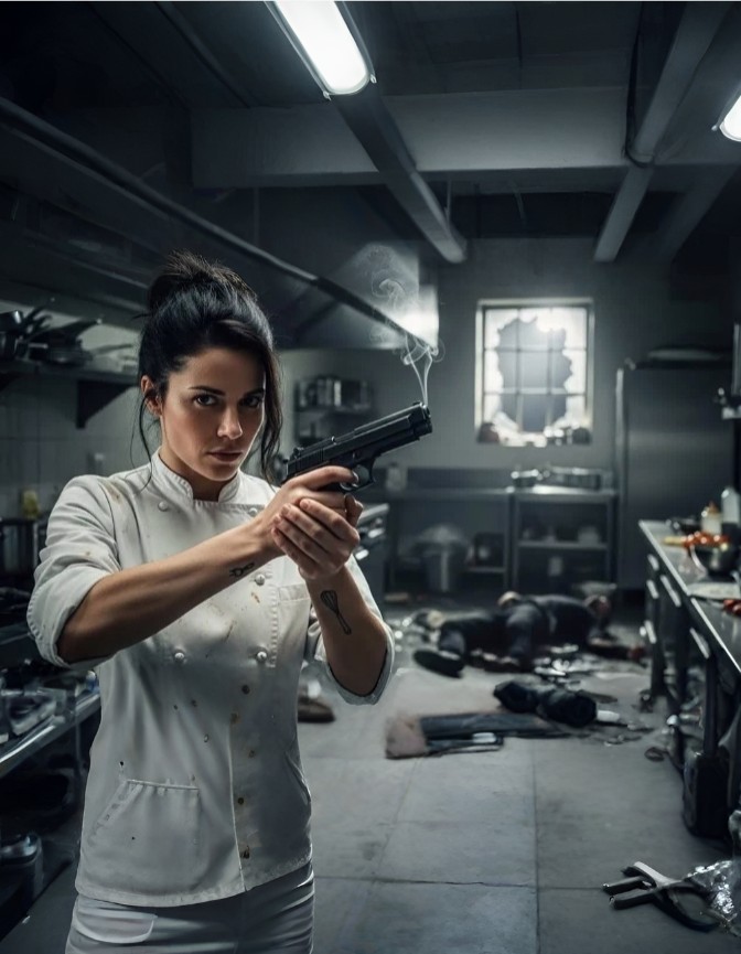 Nobody Knew the Quiet Chef — Until She Eliminated a Threat in One Shot