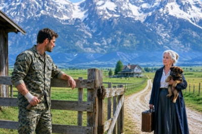 An elderly widow drove to a stranger’s farm carrying a puppy and a wooden box. My husband asked me to find you before he died, she said. The former Navy SEAL didn’t recognize her. Then she said the name and he went completely still.