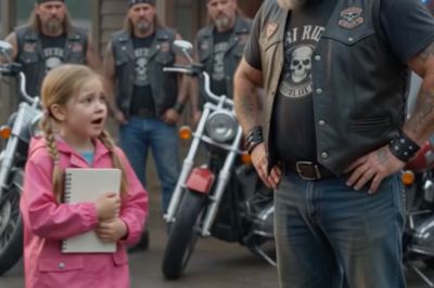 Little Girl Showed Hell’s Angel Her Notebook – What Was Inside Made Him Call Every Member