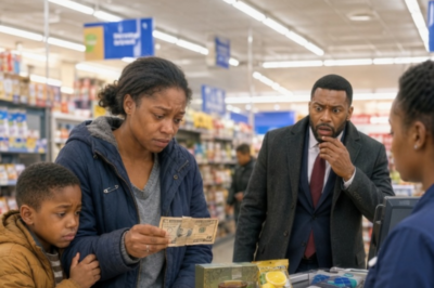 Poor Single Mom Had Only A Torn $10 For Groceries. The Strange Man Behind Saw Her Cart And Went Pale.