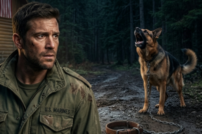 U.S. Marine Returns Home to Find His K9 Gone — One Bark From the Woods Changes Everything.