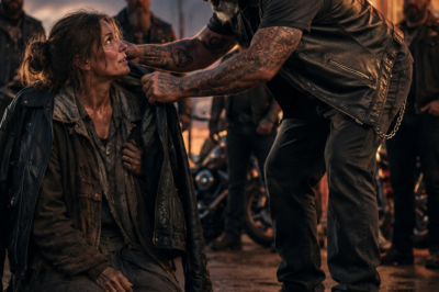 “A Homeless Girl Drew a Secret Symbol — The Hells Angels President Did the Unthinkable”