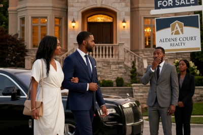 My Husband Left Me Broke and Broken. He Collapsed When I Pulled Up Next Door in a Mansion With a…