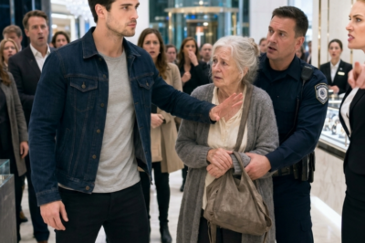 Single Dad Stopped a Mall Guard From Dragging Out an Old Woman — Then Every Store Manager Went Pale…