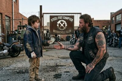 “Is This Enough to Rent a Dad?” a Boy Asked. What This Hells Angel Did Next Shocked the Room!