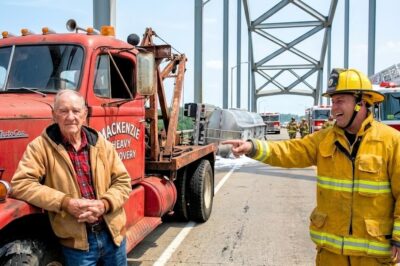 The Fire Chief Said Nothing Can Pull It Out — Then the Old Man Fired Up His 1947 AutoCar Wrecker