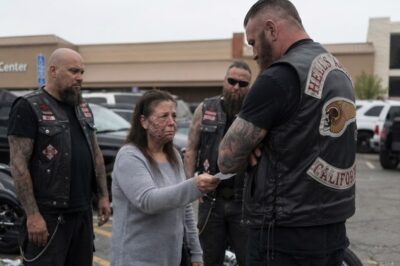 Woman With Half Her Face Burned Slipped a Note To a Biker — 250 Angels Never Left Her Side