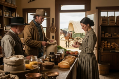 He Saw Her Counting Pennies For A Loaf Of Bread, The Cowboy Filled Her Cupboards Without A Word…