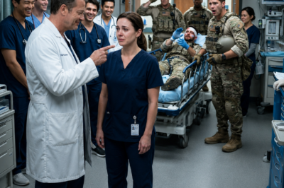 A Doctor Mocked the Quiet New Nurse in Front of Everyone—Minutes Later, Navy SEALs Saluted Her as “Reaper One”