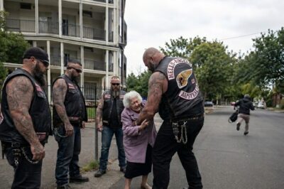“He Took My Medicine” — Old Woman Told Biker. 180 Hells Angels Found Him Fast