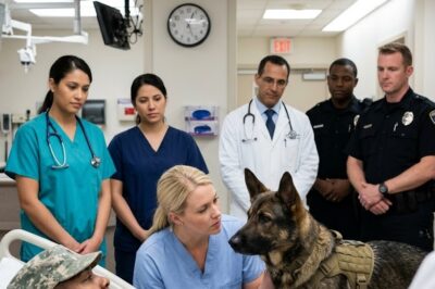 The K9 Guarded a Dying Colonel Like a Weapon—Until the Rookie Nurse Spoke His Code