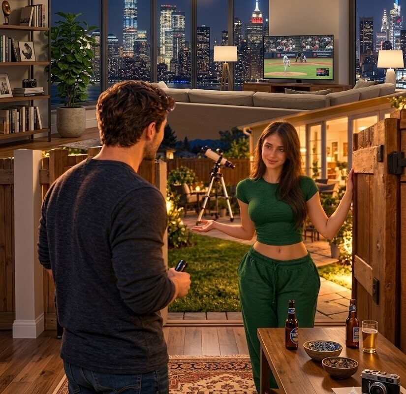My Beautiful Neighbor Asked Me to Turn Off the Lights… Then She Showed Me the Stars